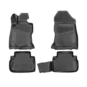Subaru Forester Floor Mats - Omac - Rubber TPE - Black - 2019-2024